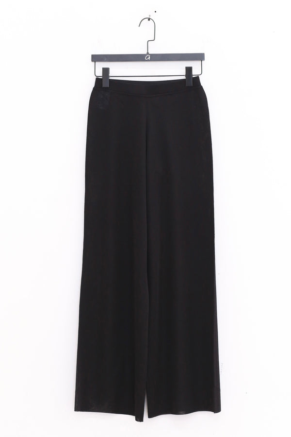 SWAYING 25 Early Autumn Knit Straight Casual Pants SW-SW25PF3B12C4-HEI Black